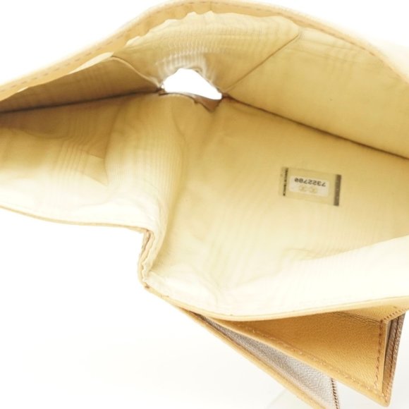 Auth Chanel Wallet Light Brown Leather #5737C64 - Picture 12 of 12